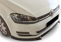 Volkswagen Golf 7/E-Golf 2012–2020 Front lip spoiler DPT V-4 (til original kofanger, 2012-2017, blank sort) foto 1
