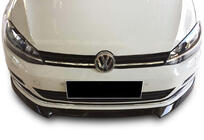 Volkswagen Golf 7/E-Golf 2012–2020 Front lip spoiler DPT V-4 (til original kofanger, 2012-2017, blank sort) foto 2