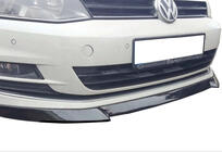 Volkswagen Golf 7/E-Golf 2012–2020 Front lip spoiler DPT V-4 (til original kofanger, 2012-2017, blank sort) foto 3