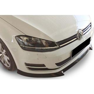 Front lip spoiler DPT V-4 (til original kofanger, 2012-2017, blank sort) Volkswagen Golf 7/E-Golf 2012–2020 foto 1
