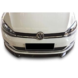 Front lip spoiler DPT V-4 (til original kofanger, 2012-2017, blank sort) Volkswagen Golf 7/E-Golf 2012–2020 foto 2