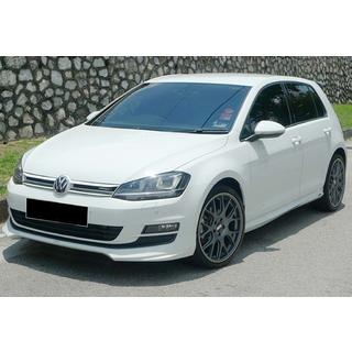 Front lipspoiler DPT V-5 (til original kofanger, 2012-2017, blank sort) Volkswagen Golf 7/E-Golf 2012–2020 foto 3