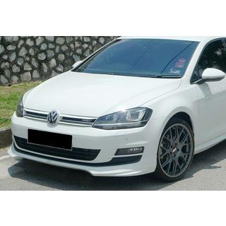 Front lipspoiler DPT V-5 (til original kofanger, 2012-2017, blank sort) Volkswagen Golf 7/E-Golf 2012–2020 foto 1