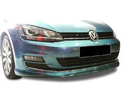 Volkswagen Golf 7/E-Golf 2012–2020 Frontlip DPT V-2 (til original kofanger, 2012-2017, blank sort) foto 4