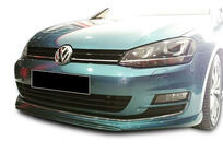 Volkswagen Golf 7/E-Golf 2012–2020 Frontlip DPT V-2 (til original kofanger, 2012-2017, blank sort) foto 2