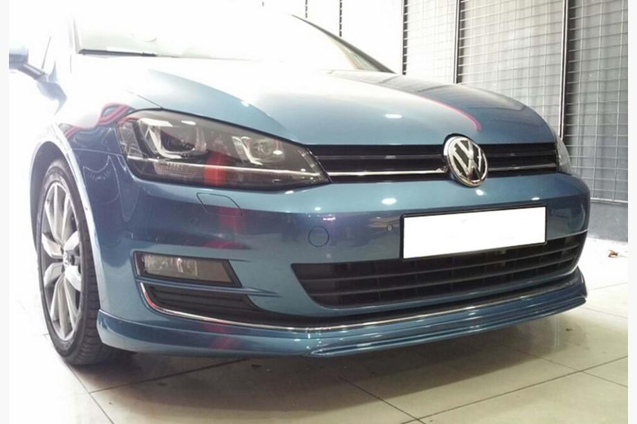 Volkswagen Golf 7/E-Golf 2012–2020 Frontlip DPT V-2 (til original kofanger, 2012-2017, blank sort) Image