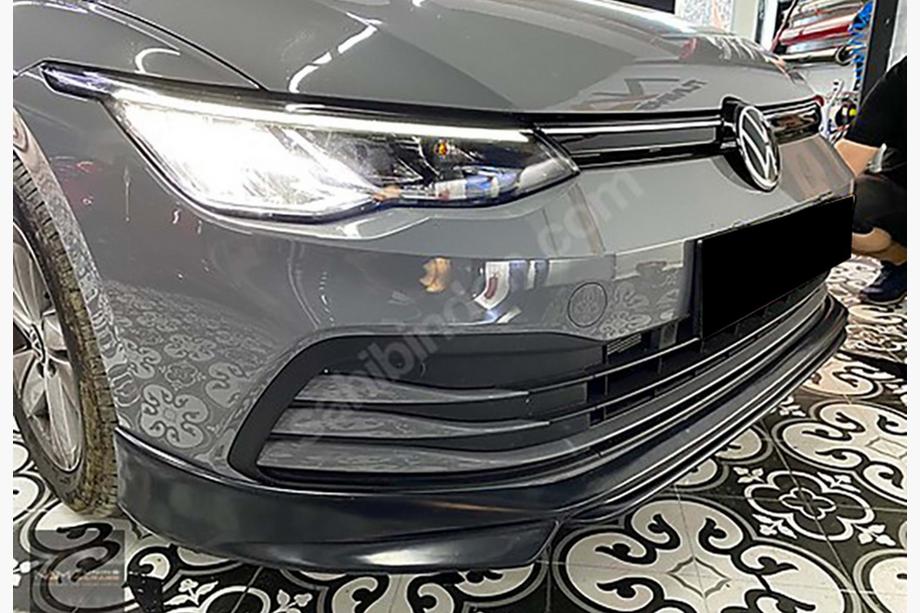 Volkswagen Golf 8 2019– Front lip spoiler DPT V-1 (sort højglans) Image
