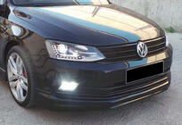 Volkswagen Jetta 2011–2018 Front lipspoiler til kofanger DPT V-1 (2014-2018, klar til lakering) foto 6