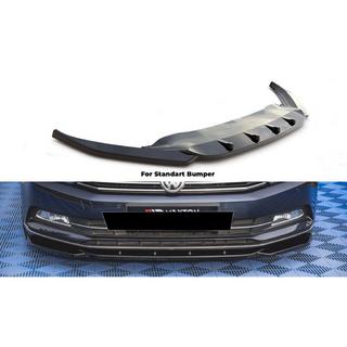 Front lipspoiler DPT V-1 (2015-2019 EU, blank højglans) foto 1