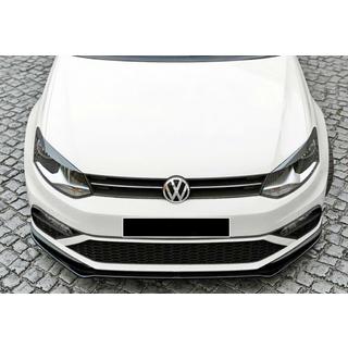 DPT front lip spoiler (til GTI, 2014-2017, blank sort) foto 4