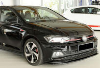 Volkswagen Polo 2017– Forreste lipspoiler DPT V-1 (til GTI, højglans sort) foto 2