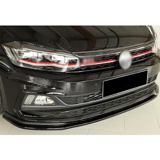 Forreste lipspoiler DPT V-1 (til GTI, højglans sort) Volkswagen Polo 2017– foto 1