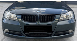 BMW 3-serie E90/E91 2005–2011 Nyregrill M-Look (til E-90/91, 2005-2008, blank sort) foto 5