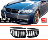 BMW 3-serie E90/E91 2005–2011 Nyregrill M-Look (til E-90/91, 2005-2008, blank sort) foto 6