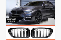 BMW 5-serie G30/G31 2017–2023 Nyregrill M-Look (2017-2020, sort højglans) foto 4