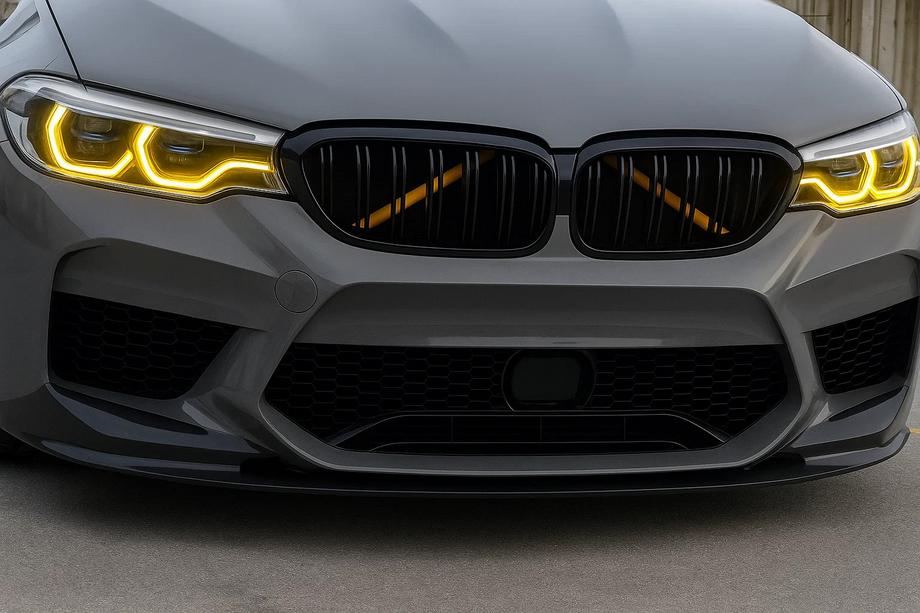 BMW 5-serie G30/G31 2017–2023 Nyregrill M-Look (2017-2020, sort højglans) Image