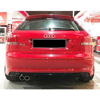 Bageste diffuser DPT (2005-2008, Coupe, blank sort) Audi A3 2003–2012 foto 1