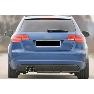Bageste diffuser DPT (2008-2010, blank sort) Audi A3 2003–2012 foto 3