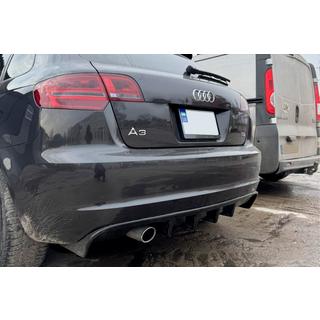 Bageste diffuser DPT (2008-2010, blank sort) Audi A3 2003–2012 foto 2