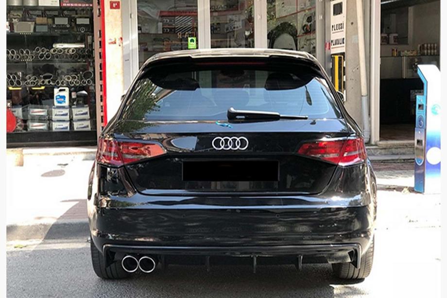 Audi A3 2012–2020 Bageste diffuser DPT V-2 (2012-2016, HB, blank højglans) Image