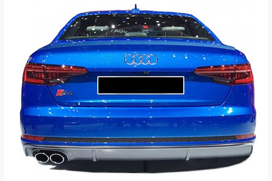 Audi A4 B9 2015–2024 Bagdiffuser DPT (2015-2019, blank højglans sort) Image