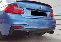 BMW 2-serie F22/F23 2014–2021 Bageste diffuser DPT (sort højglans) foto 5