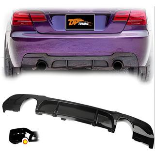 Bagdiffusor DPT V-6 (til E90 M-Sport, sort blank) BMW 3-serie E90/E91 2005–2011 foto 1