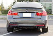 BMW 3-serie F30/F31 2012–2019 Bageste diffuser DPT V-4 (til M-Performance, blank sort) foto 2