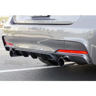 Bageste diffuser DPT V-4 (til M-Performance, blank sort) BMW 3-serie F30/F31 2012–2019 foto 3