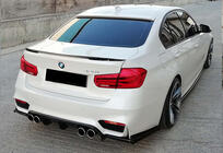 BMW 3-serie F30/F31 2012–2019 Bagdiffusor DPT V-1 (til M3, blank sort) foto 2