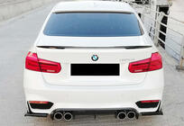 BMW 3-serie F30/F31 2012–2019 Bagdiffusor DPT V-1 (til M3, blank sort) foto 5