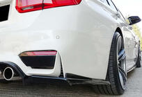 BMW 3-serie F30/F31 2012–2019 Bagdiffusor DPT V-1 (til M3, blank sort) foto 7