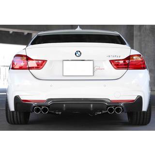 Bageste diffuser DPT V-2 (til M-Performans, blank sort) BMW 4-serie F32/F33/F36 2012–2020