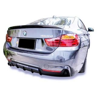 Bagdiffuser DPT V-3 (til M-Performans, Coupe, blank sort) BMW 4-serie F32/F33/F36 2012–2020
