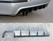 BMW 5-serie E39 1996–2003 Bageste diffuser DPT (til M-Technic, blank sort) foto 1