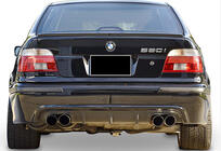 BMW 5-serie E39 1996–2003 Bagdiffuser DPT (til M-5, blank sort) foto 1