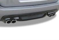 BMW 5-serie E60/E61 2003–2010 Bagdiffuser DPT (til M-5, blank sort) foto 1