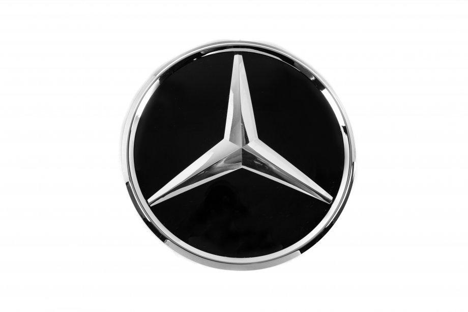 Mercedes GLC Coupé C253 2016–2023 Nedsat vare – frontemblem under glas, kromkant a0008880111 Foto 1