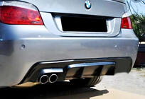 BMW 5-serie E60/E61 2003–2010 Bagdiffuser DPT V-1 (til M-Sport, blank sort) foto 1
