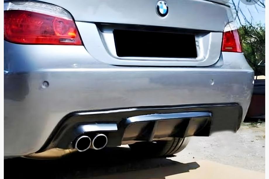 BMW 5-serie E60/E61 2003–2010 Bagdiffuser DPT V-1 (til M-Sport, blank sort) Image