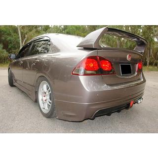 Bagdiffusor DPT V-2 (sort højglans) Honda Civic Sedan VIII 2006–2011 foto 3