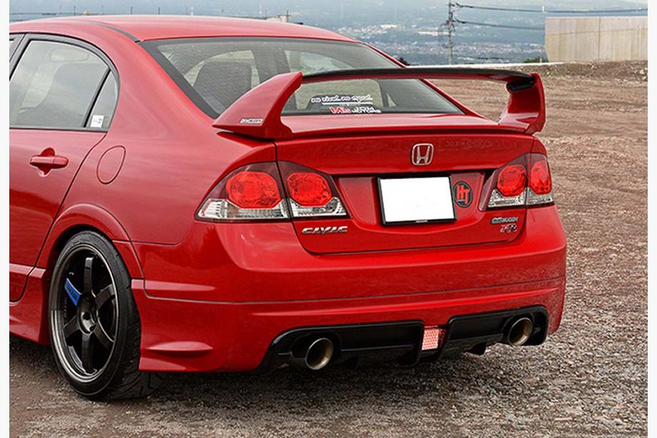 Honda Civic Sedan VIII 2006–2011 Bageste diffuser DPT V-3 (til lakering) Foto 1