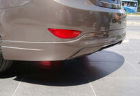 Hyundai Accent 2011–2017 Bageste diffuser DPT (sort højglans) foto 2