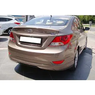 Bageste diffuser DPT (sort højglans) Hyundai Accent 2011–2017 foto 3