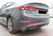 Hyundai Elantra (AD) 2015–2020 Bagdiffusor DPT V-2 (sort højglans) foto 1