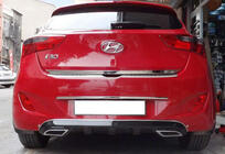 Hyundai I-30 2012–2017 Bageste diffuser DPT V-1 (blank sort) foto 1