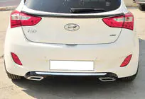 Hyundai I-30 2012–2017 Bagdiffusor DPT V-2 (sort højglans) foto 3