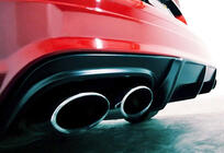 Mercedes C-class W204 2007–2015 Bagdiffusor DPT (2007-2011, til AMG SD, blank sort) foto 1