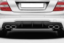 Mercedes C-class W204 2007–2015 Bagdiffusor DPT (2011-2014, til AMG SD, sort højglans) foto 1