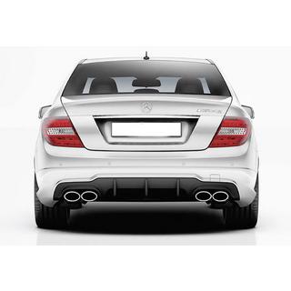 Bagdiffusor DPT (2011-2014, til AMG SD, sort højglans) Mercedes C-class W204 2007–2015 foto 3